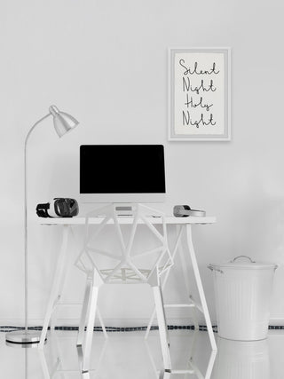 "Silent and Holy Night" Framed Painting Print, 20x30