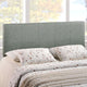 Modway Bedroom Annabel Queen Fabric Headboard, Gray
