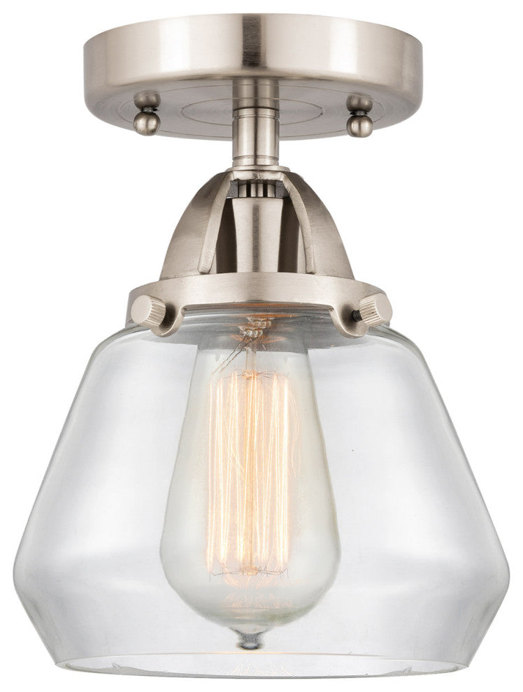 INNOVATIONS LIGHTING 288-1C-SN-G172 Fulton 1 Light 6.75 inch Semi-Flush Mount