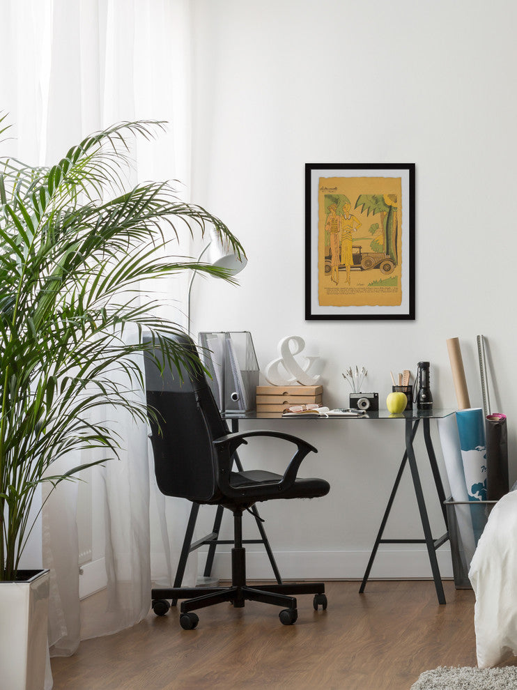 "Gal Pals" Framed Painting Print, 20"x30"