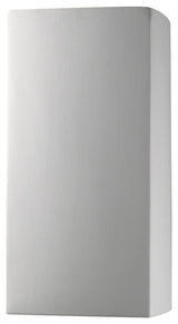 Ambiance Large Rectangle, Outdoor Wall Sconce, Bisque