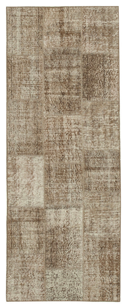 Rug N Carpet - Handwoven Oriental 2' 10" x 7' 3" Boho Patchwork Runner Rug