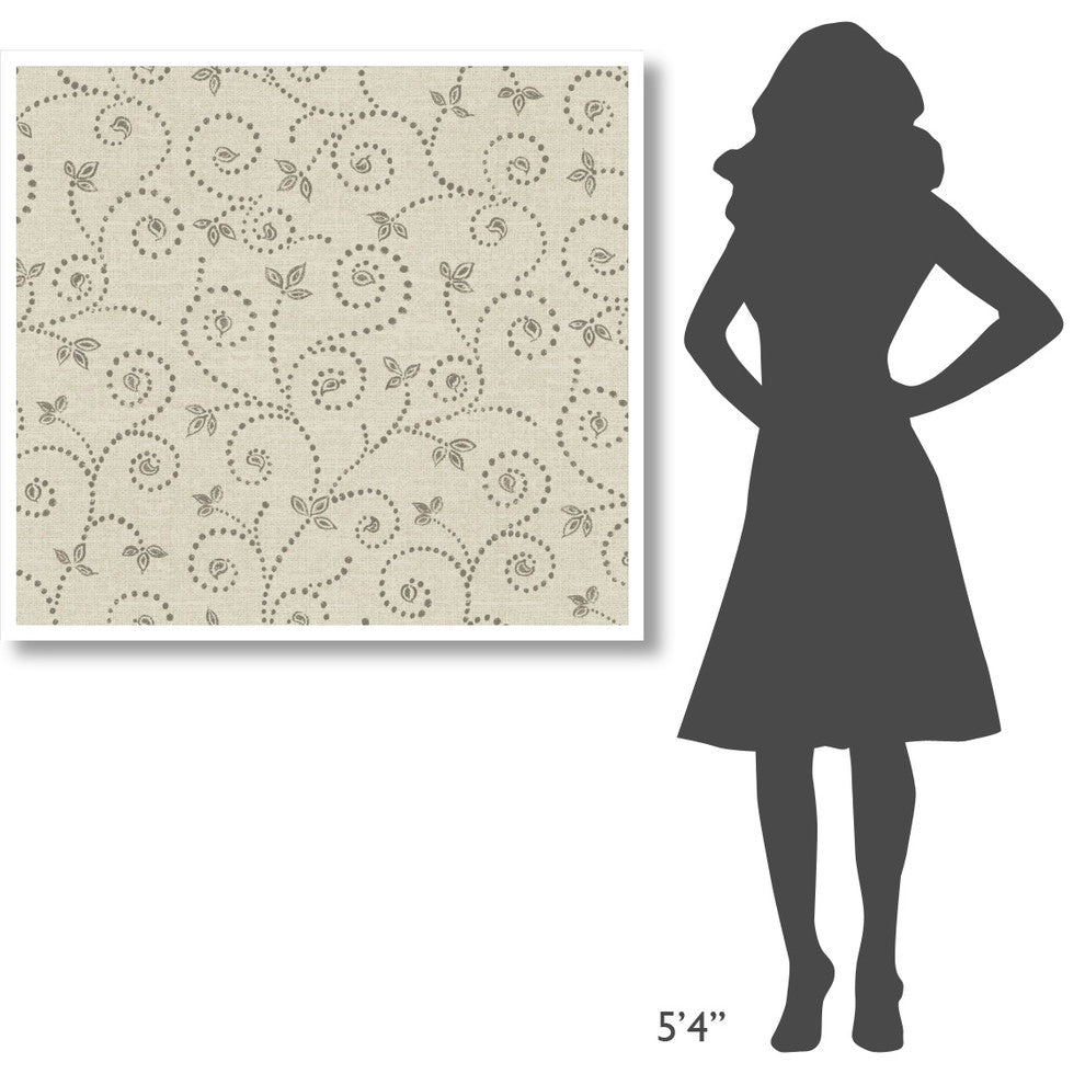"Batik IV Patterns" Digital Paper Print by Daphne Brissonnet, 42"x38"