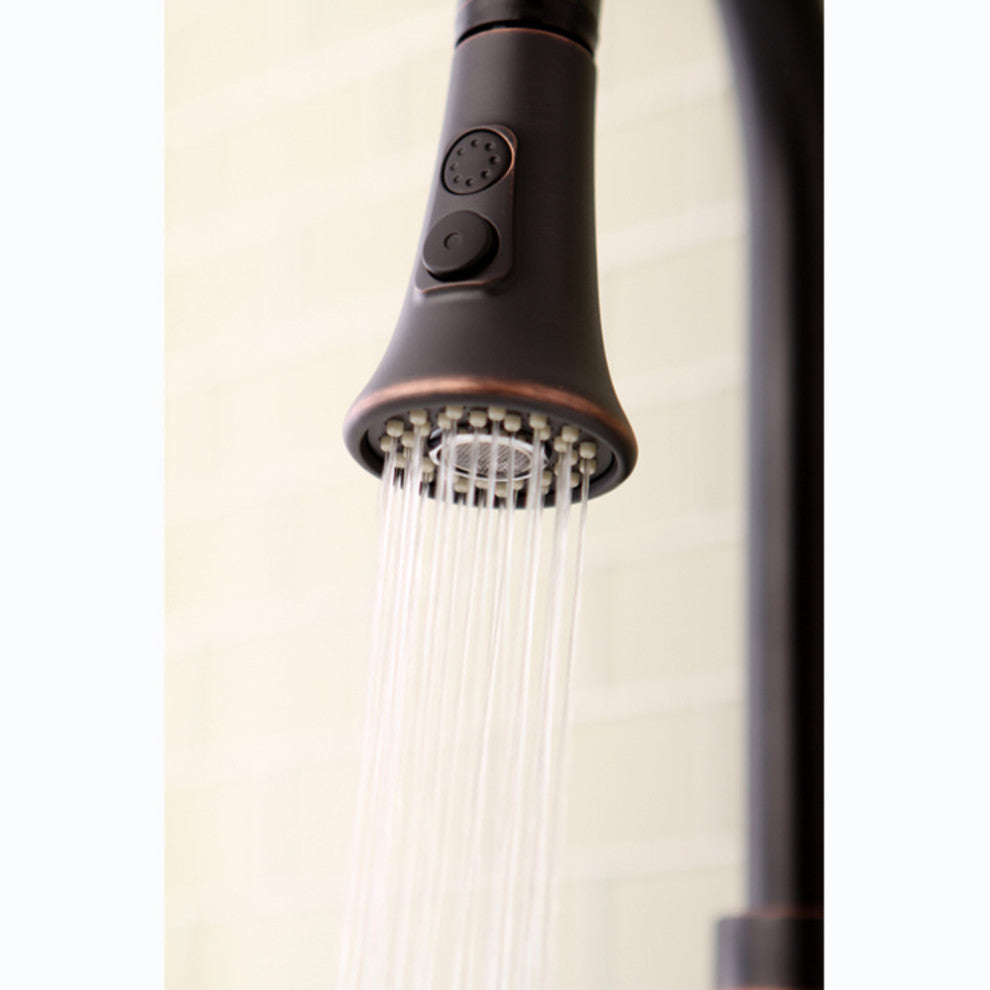 Gourmet Scape Kitchen Faucet Pull-Down Sprayer, Naples Bronze
