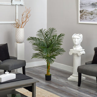 Lifestyle shot in a real room with decor; product is fully visible and untextured.