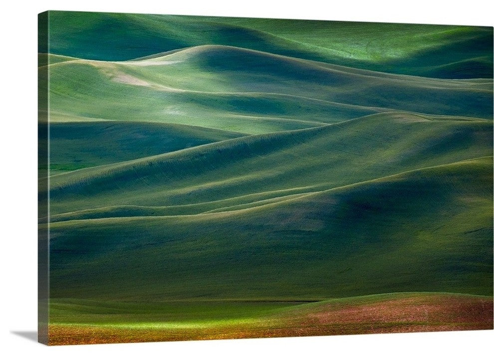 "Palouse Hills" Wrapped Canvas Art Print, 48"x32"x1.5"