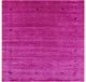 6' Square Handmade Persian Gabbeh Wool Rug - Q15050