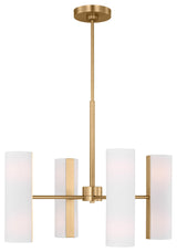 Capalino 8-Light Indoor Chandelier, Satin Brass Gold