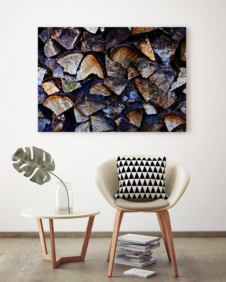 "Wood I" Museum Mounted Canvas Print, 36"x24"