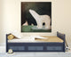 "Constellations Polar Bear" Fine Art Canvas Print, 54"x54"