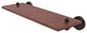 Waverly Place 16" Solid Wood Shelf, Antique Bronze