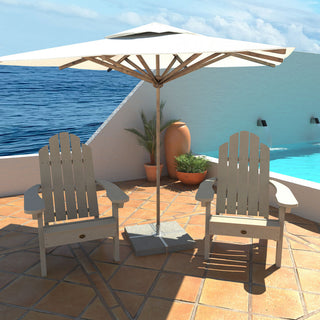 Seneca Adirondack Chair, Weathered Acorn, Whitewash