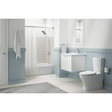 Kohler K-9351 Expanse 60" - 72" Adjustable Curved Shower Rod - Vibrant Brushed