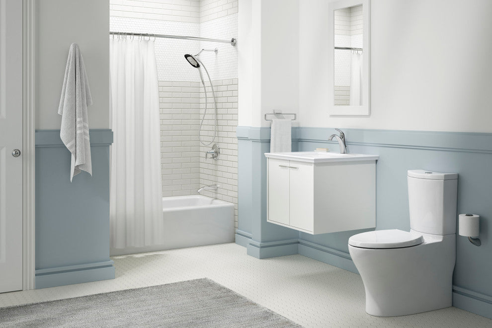 Kohler K-9351 Expanse 60" - 72" Adjustable Curved Shower Rod - Vibrant Brushed