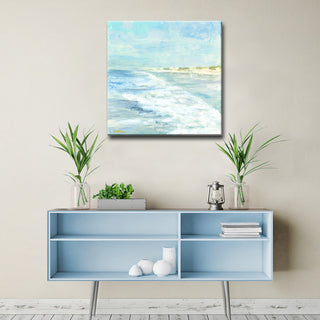 White Water' Canvas by Leslie Owens, 16"x16"