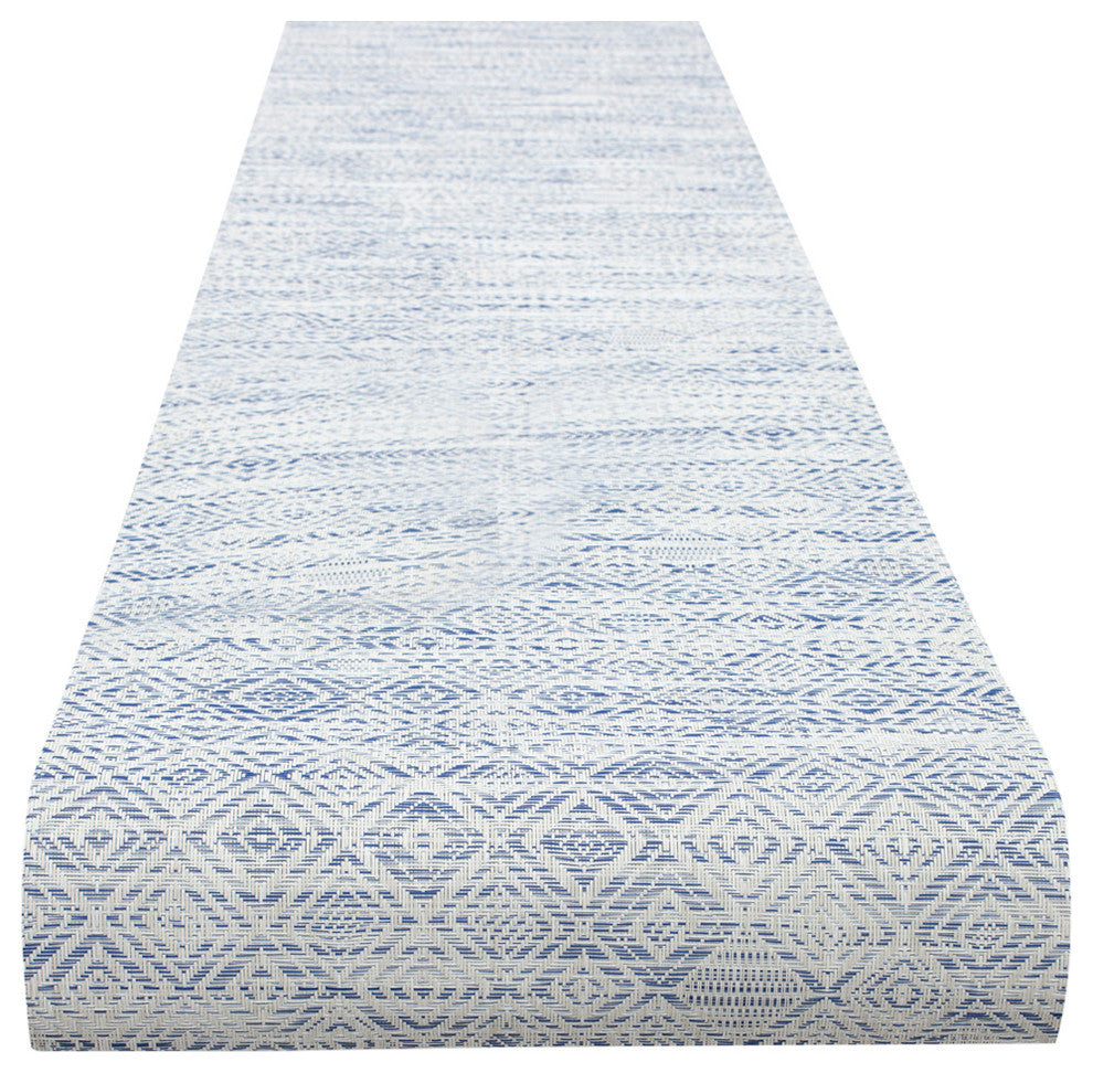 Mosaic Table Runner, Blue