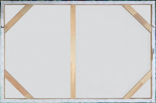 "Reflective Sea" Painting Print on Wrapped Canvas, 12"x8"