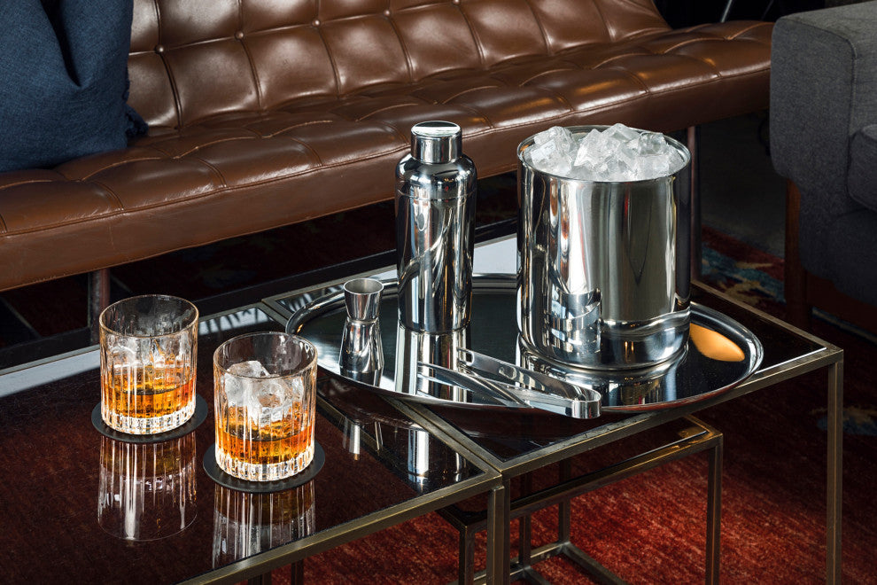 Stile By Pininarina Bar Set 2 Piece Mirror