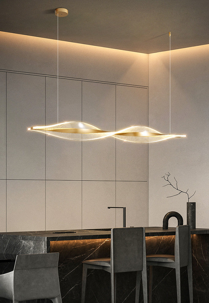 Burgenstock | Spiral Chandelier in a Nordic Style for Restaurant