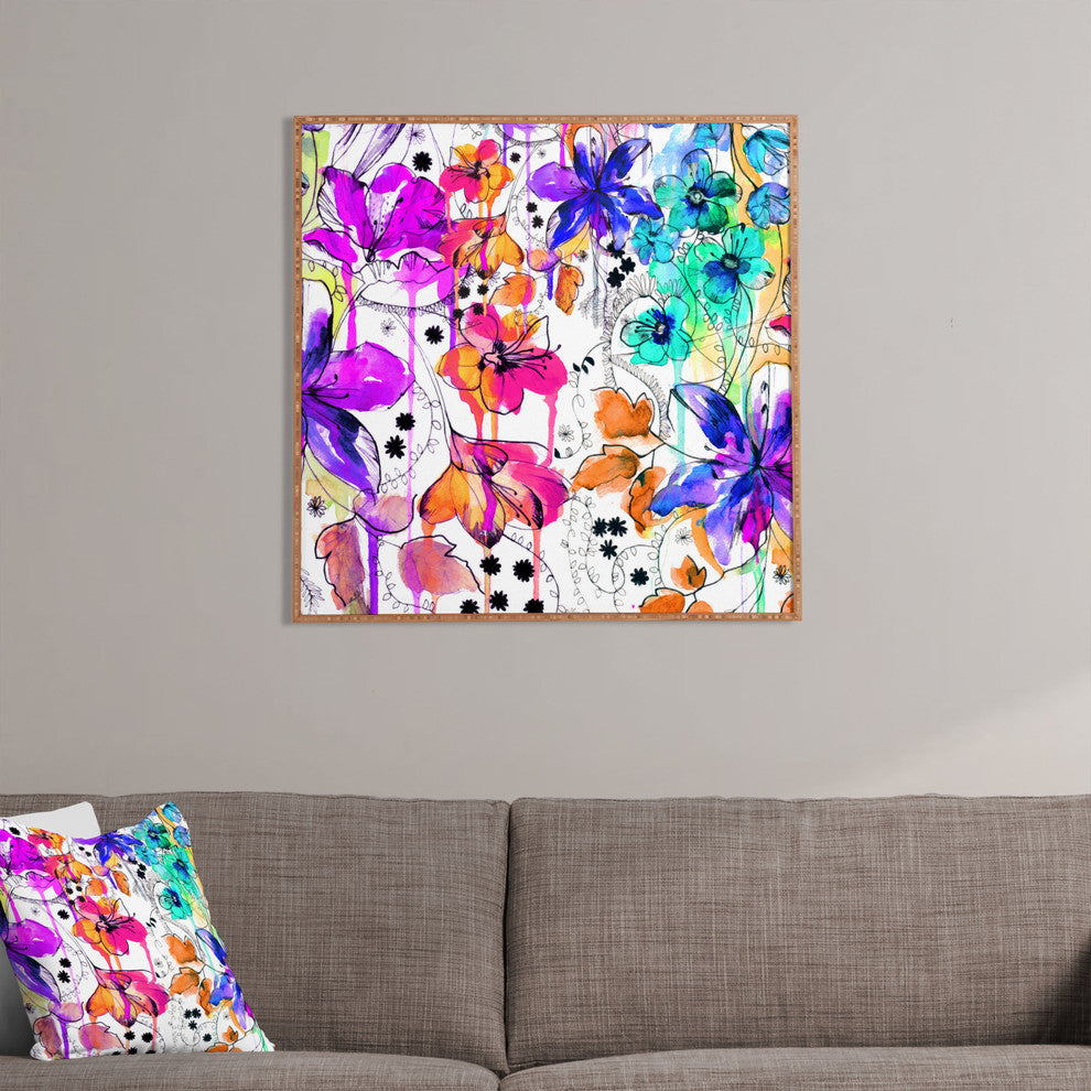 Deny Designs Holly Sharpe Lost In Botanica 1 Framed Wall Art