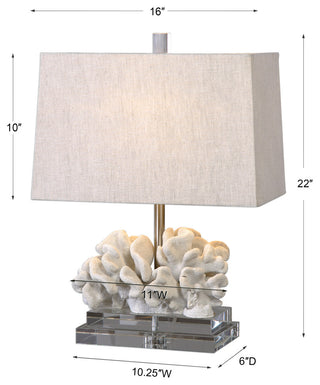 Uttermost Coral Sculpture Table Lamp