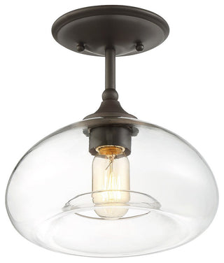Savoy House Meridian 1 Light Semi-Flush M60017ORB, Oil Rubbed Bronze