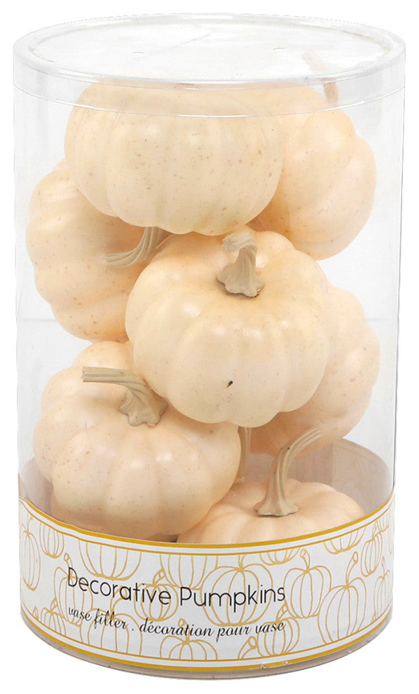 8 Pcs Boxed  Pumpkins (Cream)