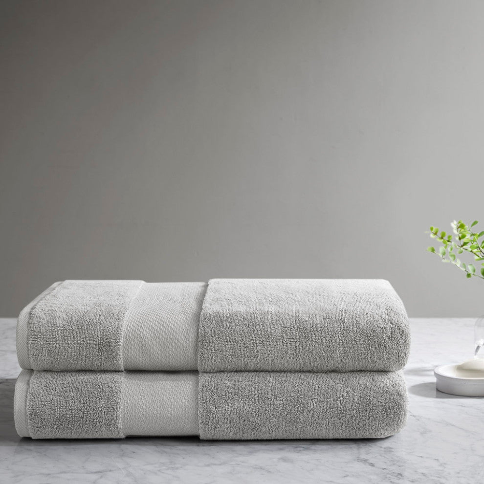 Madison Park Signature Turkish 100% Cotton Bath Sheet 2 Piece Set