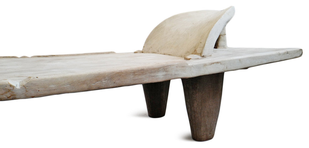 Consigned Old Senufo Wood Bed Table