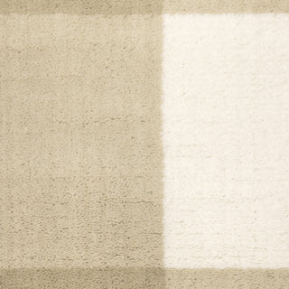 Garson Geometric Squares Area Rug, Beige, 5'3"x7'3"