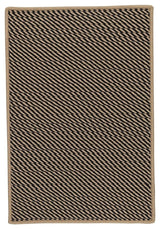 Colonial Mills Point Prim IM13 Black Indoor/Outdoor Area Rug, Rectangular 2'x8'