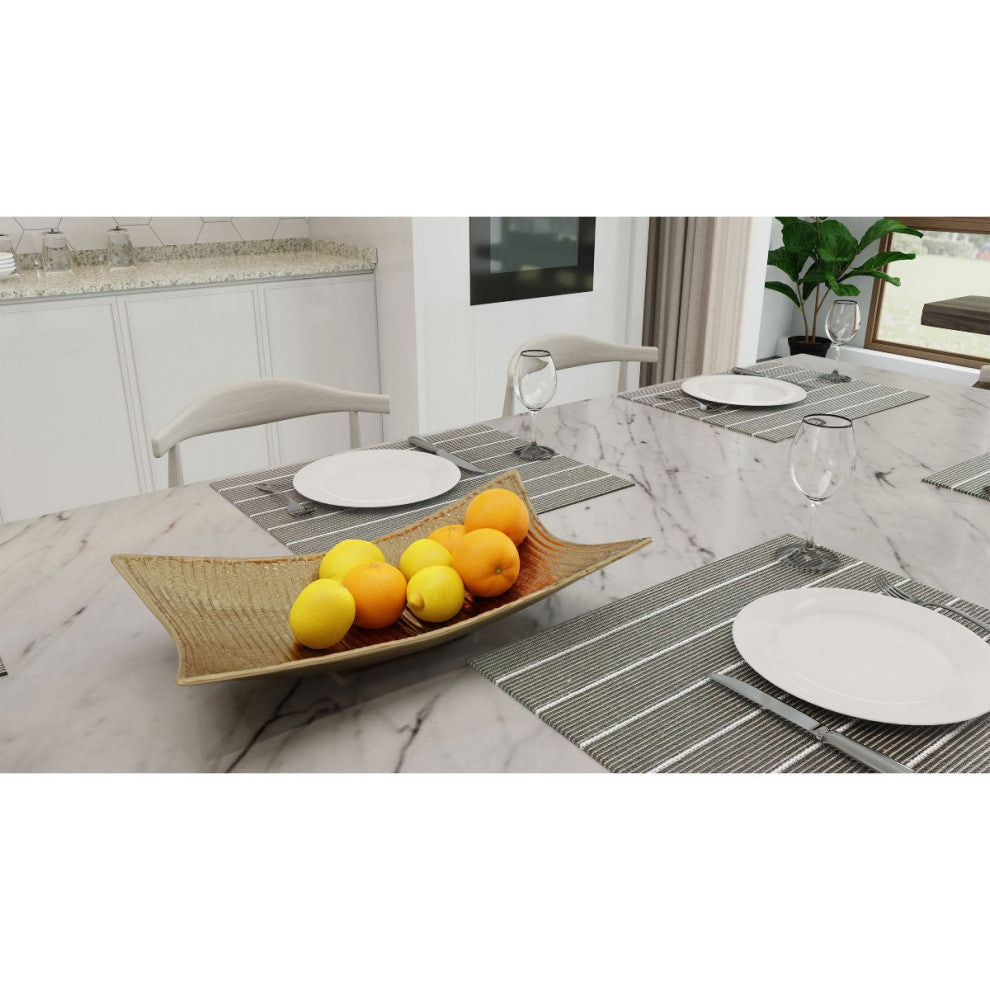 Amalyn Ceramic Tray, Gold