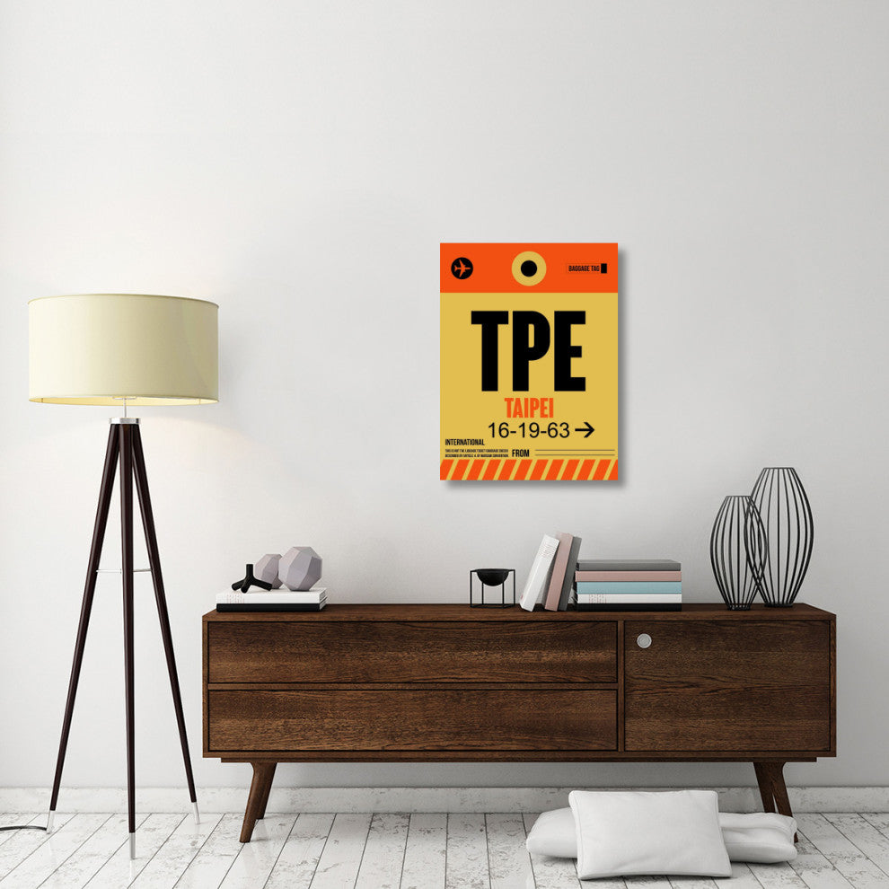 "TPE Taipei Luggage Tag 2" Fine Art Print
