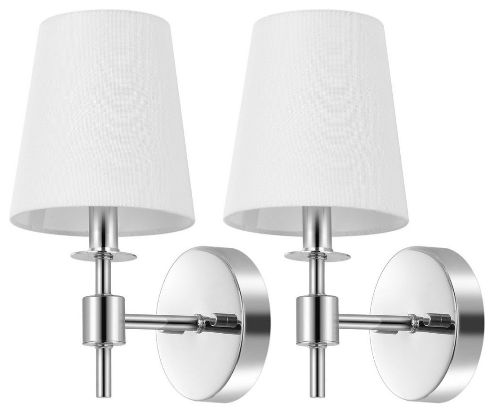 Safavieh Dalany 7" Wall Sconce, Chrome
