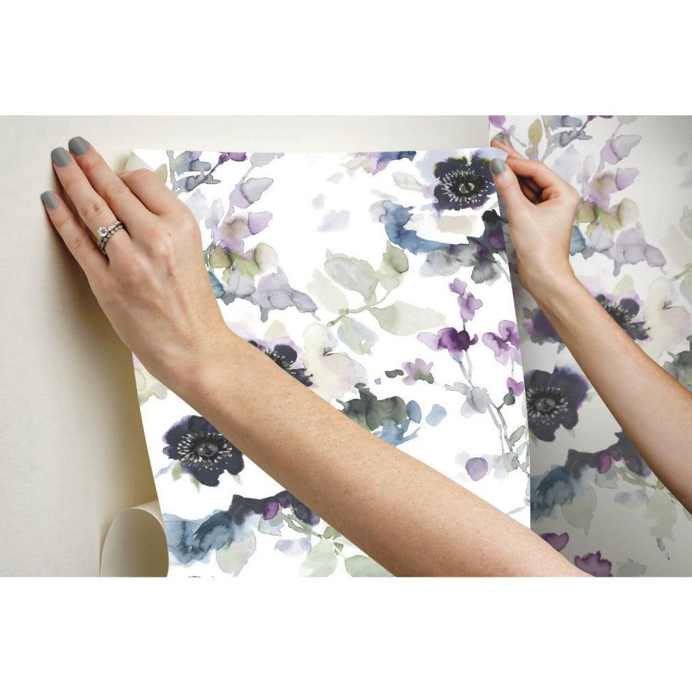 Garden Anemone Peel and Stick Wallpaper