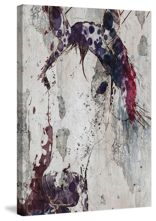 "Purple Horse" Art Print, 30x45 cm