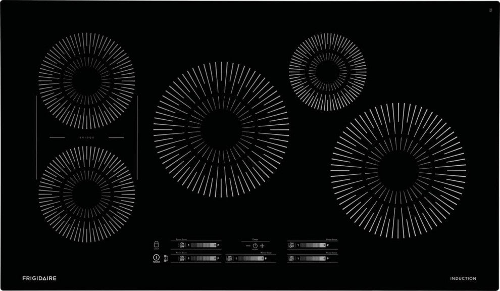 Frigidaire FCCI3627A 36"W 5 Burner Electric Cooktop - Black