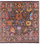 10' Square Turkish Oushak Handmade Wool Rug - Q16115