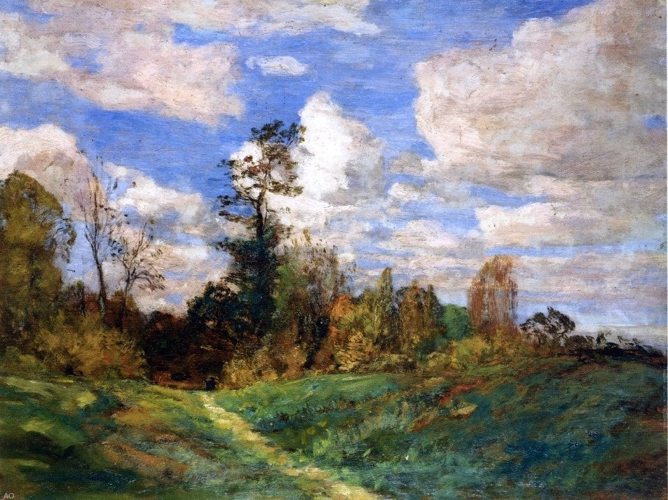 Eugene-Louis Boudin Forest Landscape, Gallery Wrapped Canvas Print, 21"x28"