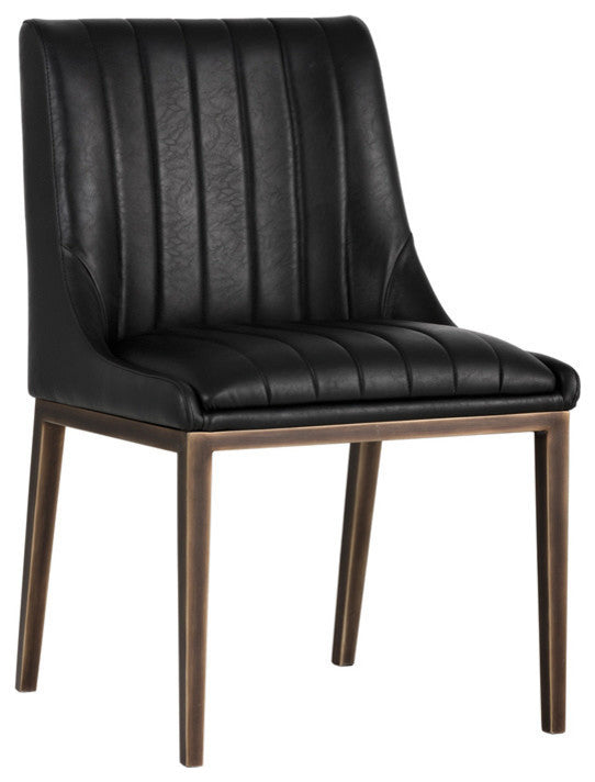 Halden Dining Chair, Vintage Black, Set of 2