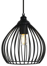 Elegant Lighting LDPD2093 Sayer 1 Light 7-7/8"W Mini Pendant - Black