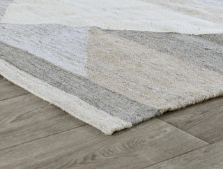 Tierney Indoor Outdoor Handwoven Gray Multi Area Rug, 5x8