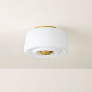 Mitzi Ciela Flush Mount Aged Brass