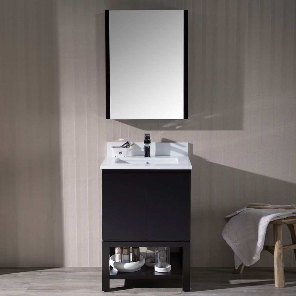 Monaco 24" Vanity Set With Medicine Cabinet
