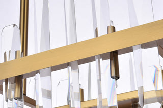 Modern Satin Gold 20-Light Chandelier