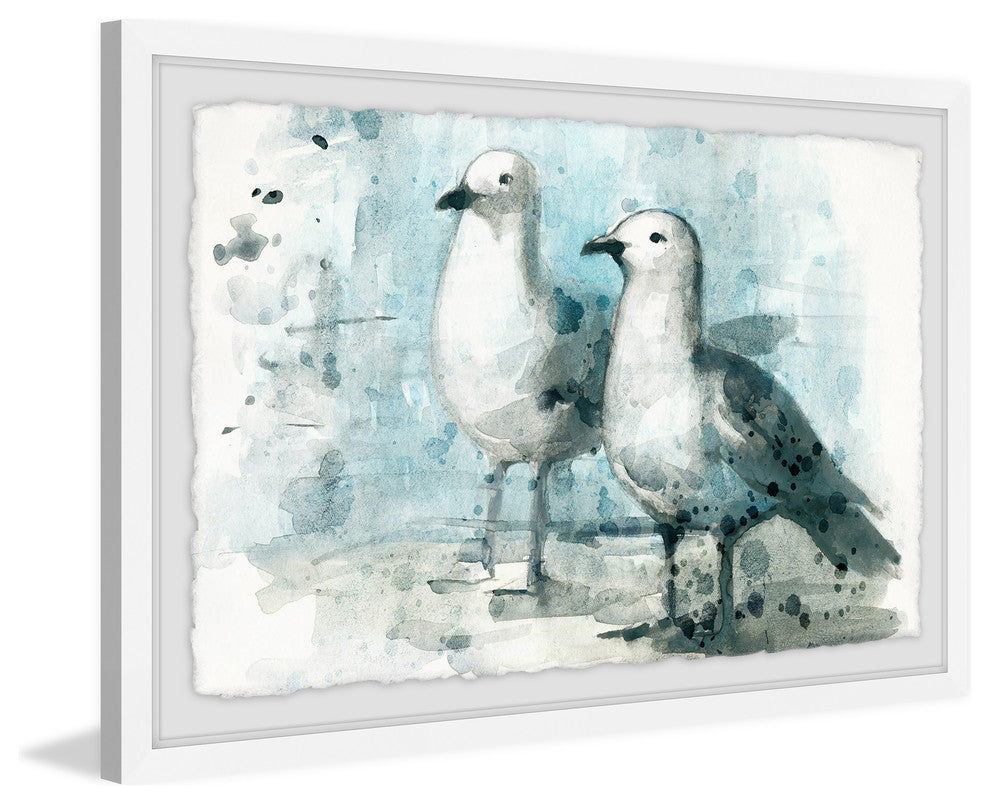 "Sweet Pair" Framed Painting Print, 18"x12"