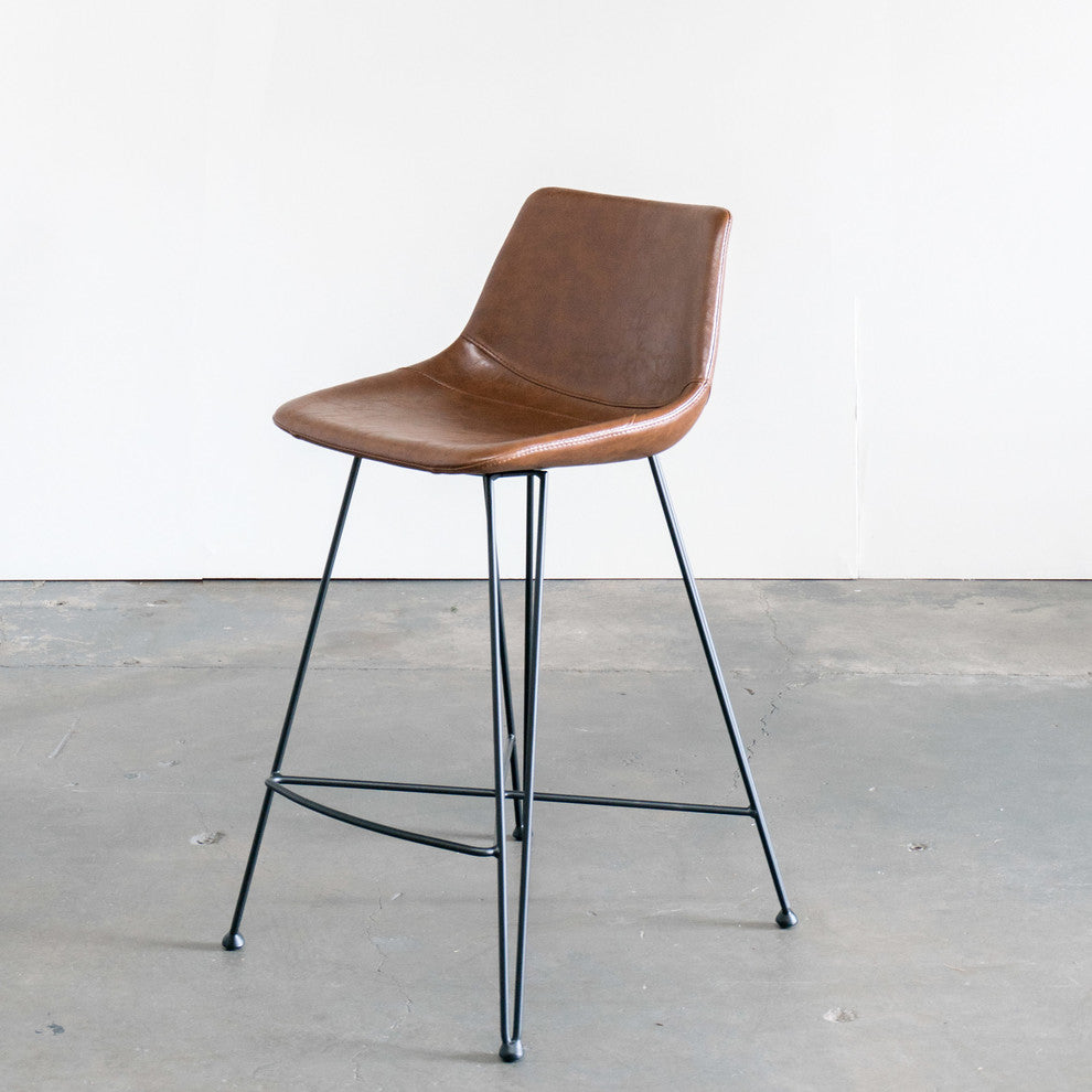 Oda Stool, Brown, Counter Height