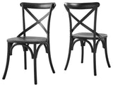 Gear Dining Side Chair, Black