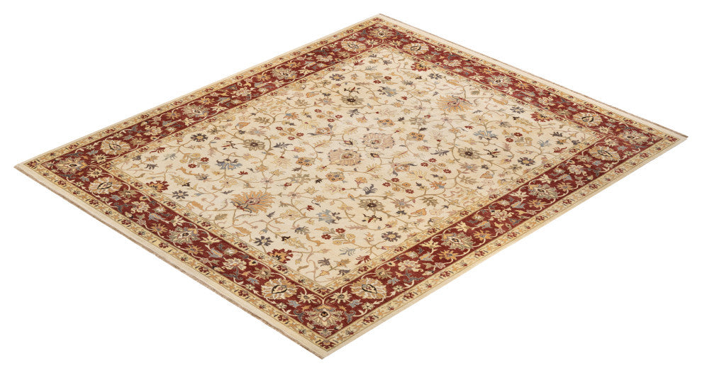 Mogul, One-of-a-Kind Hand-Knotted Area Rug Ivory, 9'2"x11'2"