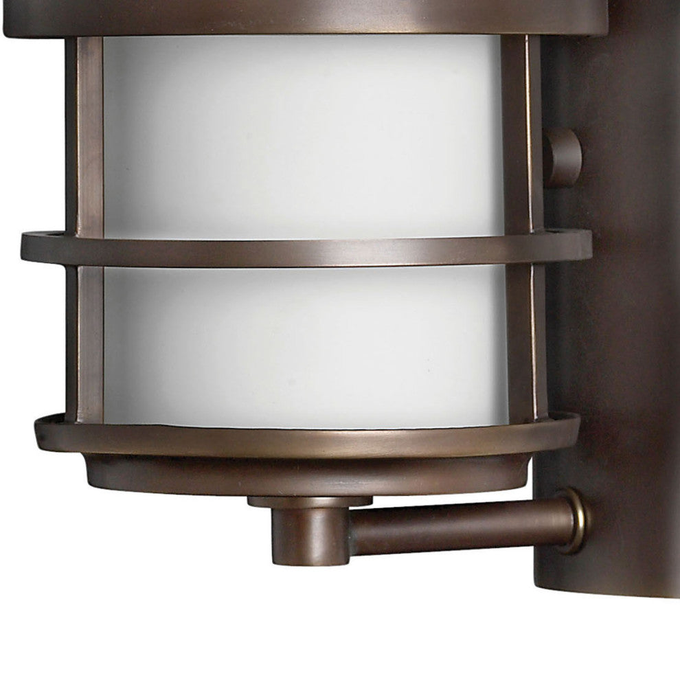 Hinkley Saturn Small Wall Mount Lantern, Metro Bronze